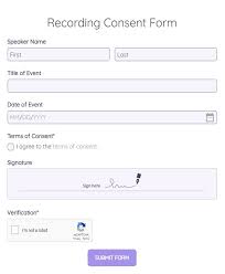 consent form templates 123formbuilder