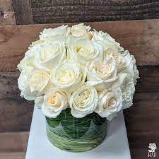 two dozen white roses in rosemont il
