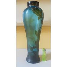 vintage galle cameo glass vase modern