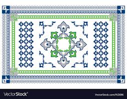 arabic style carpet design royalty free
