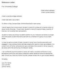 Student Recommendation Letter Template Under Fontanacountryinn Com