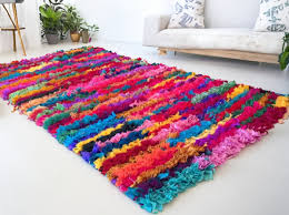 fluffy rug gy rugs multi colour