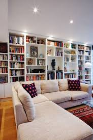 Library In A Living Room