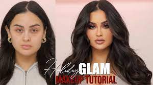 glam holiday makeup tutorial l christen
