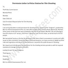 Guidance on how to use the template. Permission Letter To Police Station For Film Shooting