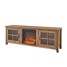 70 Farmhouse Wood Fireplace Tv Stand