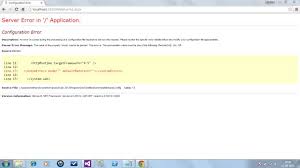 custom error page in asp net
