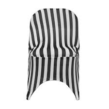 Black & white makes an ideal accent for adding slashes of color to weddings, quinceaneras, birthday celebrations, or any other special occasion. Stretch Spandex Folding Chair Covers Striped Black White Your Chair Covers Inc
