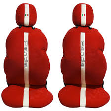 Fiat New Panda Seat Cover Set Red