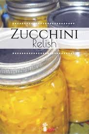 zucchini relish canning recipe how to