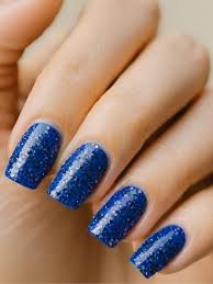 65 best short royal blue nail designs