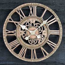 Outside In Newby Mechanical Wall Clock
