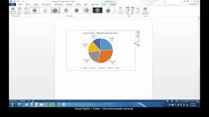 how to create a pie chart in word you