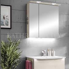 solitaire 6025 mirror cabinet with led