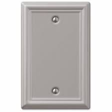 Westek Chelsea Wall Plate Brushed