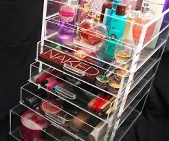 clear acrylic makeup organizer