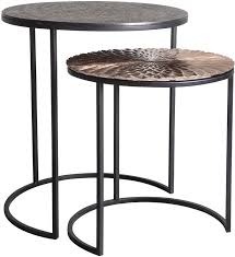 Side Tables With Black Metal Legs