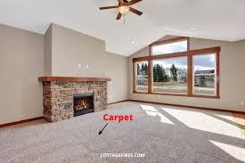 Electric Fireplace On The Carpet
