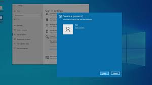 how to make new pword in windows 10