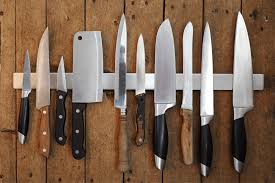 most common kitchen knives when to