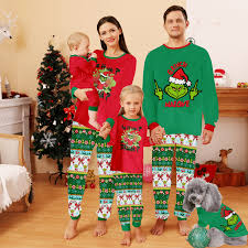 christmas pajamas for family plus size