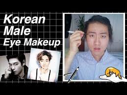 natural korean male eye makeup k pop