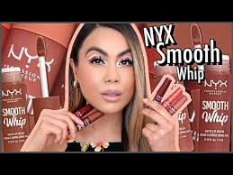 nyx smooth whip blurring matte lip