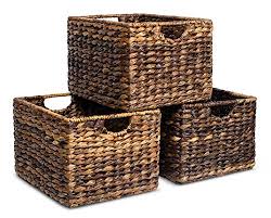 12 locations across usa, canada and mexico for fast delivery of storage sh. Buy Birdrock Home Woven Storage Shelf Organizer Baskets With Handles Set Of 3 Abaca Wicker Basket Pantry Living Room Office Bathroom Shelves Organization Under Shelf Basket Handwoven Espresso Online In Kuwait B07fntkhyt