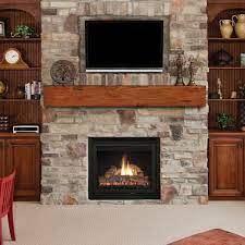 Rustic Fireplace Mantel Shelf
