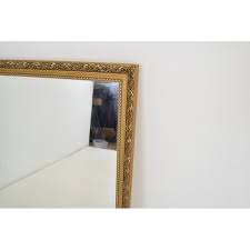 Vintage Wall Mirror With Wooden Frame