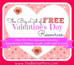 This coloring craft could also be used at home, in sunday school, or in a christian preschool class. The Big List Of Free Valentine S Day Resources The Better Mom