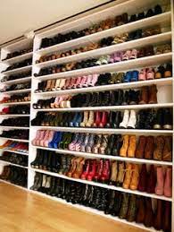 Check out these space saving closet designs! 9 Shoe Carousel Ideas Shoe Storage Shoe Carousel Lazy Susan