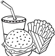 New users enjoy 60% off. Pin By Lorissa Wisteria S On Art Project Ideas Water Colors Food Coloring Pages Hamburger And Fries Coloring Pages