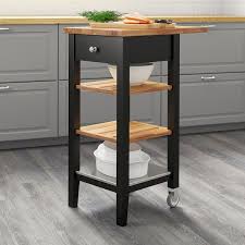 We knew what kind of trolley we liked and when i. Stenstorp Kitchen Trolley Black Brown Oak 45x43x90 Cm Ikea