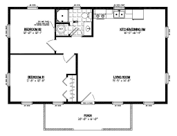 22x36 Poineer Certified Floor Plan