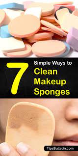 7 simple ways to clean makeup sponges