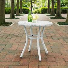Outdoor Wicker Round Side Table