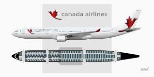 canada airlines seat map a330 300