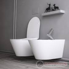 Wall Hung Toilet Set With With Soft