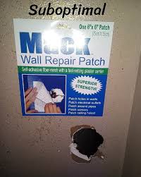 one 6 patch wall repair patch self