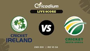 The match of rsa vs ire is schedule to be played in the month of july 2021. Ireland Vs South Africa Live Score Ire Vs Sa 2nd Odi Live Cricket Score Ball By Ball Commentary Scorecard Results