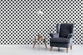 Hexagon Polka Dot Wallpaper L Stick Wallpaper Or Non Pasted