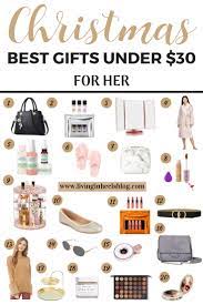 best christmas gifts for her under 30