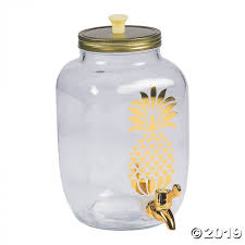 Luau Luxe Pineapple Drink Dispenser 4