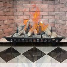 3gplus Ceramic Wood Gas Fireplace Logs
