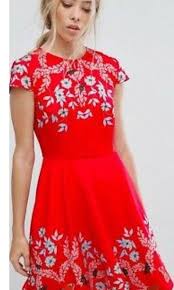 ted baker kyoto gardens red fl