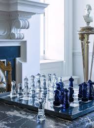 Baccarat Chess Set Glass Chess