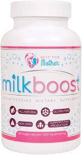MILKBOOST by BestForMother | Lactation Supplement for Breastfeeding Mothers  - Make Breastfeeding Great Again ! | 1200 mg Special Herbal Blend in Each  Capsule 120 CPS : Amazon.co.uk: Health & Personal Care