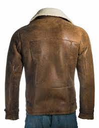 Mens Shearling Sheepskin Jacket for Sale on Hleatherjackets