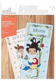 Measure Me Growth Chart Embroidery Cd By Anita Goodesign